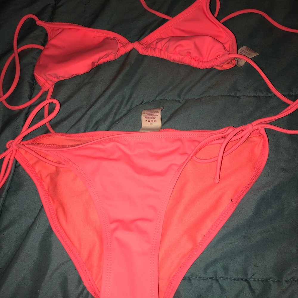 Orange bikini